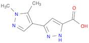 1',5'-Dimethyl-2H,1'H-[3,4']bipyrazolyl-5-carboxylic acid