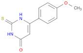 6-(4-Methoxyphenyl)-2-thioxo-2,3-dihydropyrimidin-4(1H)-one