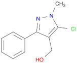 (5-CHLORO-1-METHYL-3-PHENYL-1H-PYRAZOL-4-YL)METHANOL