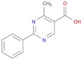 4-Methyl-2-phenylpyrimidine-5-carboxylic acid