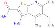 3-AMINO-5-ETHYL-4,6-DIMETHYLTHIENO[2,3-B]PYRIDINE-2-CARBOXAMIDE