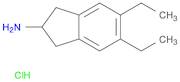 5,6-Diethyl-2,3-dihydro-1H-inden-2-amine hydrochloride