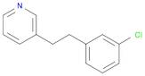 3-(3-CHLOROPHENYLETHYL)PYRIDINE