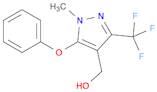 [1-methyl-5-phenoxy-3-(trifluoromethyl)-1H-pyrazol-4-yl]methanol