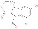 Ethyl 4,6-dichloro-3-formyl-1H-indole-2-carboxylate