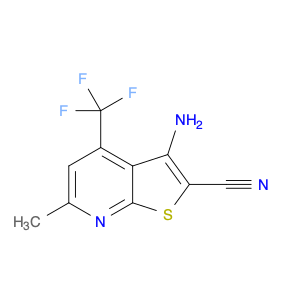 3-Amino-6-methyl-4-(trifluoromethyl)thieno[2,3-b]pyridine-2-carbonitrile