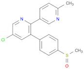 2,3'-Bipyridine, 5-chloro-6'-methyl-3-[4-(methylsulfinyl)phenyl]-