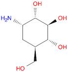 (1R,2S,3S,4S,6R)-4-Amino-6-(hydroxymethyl)cyclohexane-1,2,3-triol