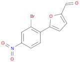 2-Furancarboxaldehyde,5-(2-bromo-4-nitrophenyl)-