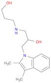 3-[3-(2,3-DIMETHYL-INDOL-1-YL)-2-HYDROXY-PROPYLAMINO]-PROPAN-1-OL