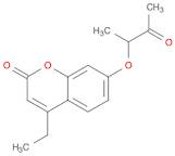 4-ETHYL-7-(1-METHYL-2-OXOPROPOXY)-2H-CHROMEN-2-ONE