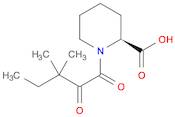 2-Piperidinecarboxylic acid, 1-(3,3-dimethyl-1,2-dioxopentyl)-, (2S)-