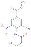 Methyl 4-(butyrylamino)-3-methyl-5-nitrobenzoate