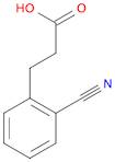 3-(2-Cyanophenyl)propanoic acid