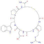 L-Cysteinamide,N6-(aminoiminomethyl)-N2-(3-mercapto-1-oxopropyl)-L-lysylglycyl-L-a-aspartyl-L-tryp…