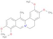 Dibenzo[a,g]quinolizinium,5,6-dihydro-2,3,9,10-tetramethoxy-13-methyl-