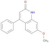 2(1H)-Quinolinone, 7-methoxy-4-phenyl-