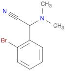 2-(2-BROMOPHENYL)-2-(DIMETHYLAMINO)ACETONITRILE