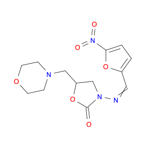 5-(Morpholinomethyl)-3-(((5-nitrofuran-2-yl)methylene)amino)oxazolidin-2-one