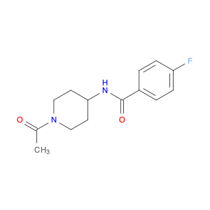 Benzamide, N-(1-acetyl-4-piperidinyl)-4-fluoro-