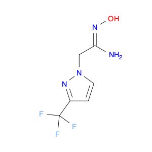 (Z)-N'-Hydroxy-2-(3-(trifluoromethyl)-1H-pyrazol-1-yl)acetimidamide