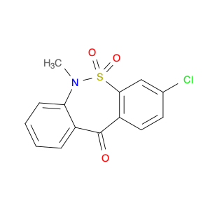 3-Chloro-6,11-dihydro-6-methyl-5,5,11-trioxodibenzo[c,f][1,2]thiazepine