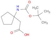 Cyclopentaneaceticacid, 1-[[(1,1-dimethylethoxy)carbonyl]amino]-