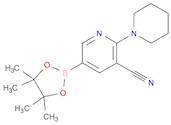 2-(Piperidin-1-yl)-5-(4,4,5,5-tetramethyl-1,3,2-dioxaborolan-2-yl)nicotinonitrile