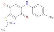 2-methyl-5-[(4-methylphenyl)amino]benzothiazole-4,7-dione