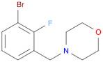 1-Bromo-2-fluoro-3-(morpholinomethyl)benzene