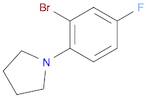 1-(2-Bromo-4-fluorophenyl)pyrrolidine