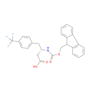 (S)-3-((((9H-Fluoren-9-yl)methoxy)carbonyl)amino)-4-(4-(trifluoromethyl)phenyl)butanoic acid