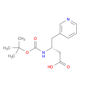 (R)-3-((tert-Butoxycarbonyl)amino)-4-(pyridin-3-yl)butanoic acid