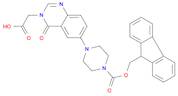 3(4H)-Quinazolineaceticacid, 6-[4-[(9H-fluoren-9-ylmethoxy)carbonyl]-1-piperazinyl]-4-oxo-