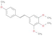 Benzene,1,2,3-trimethoxy-5-[(1Z)-2-(4-methoxyphenyl)ethenyl]-