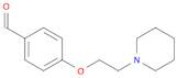 4-(2-(Piperidin-1-yl)ethoxy)benzaldehyde