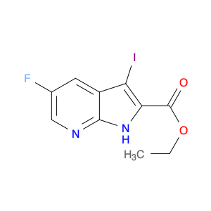 Ethyl 5-fluoro-3-iodo-1H-pyrrolo[2,3-b]pyridine-2-carboxylate