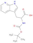 2-((tert-Butoxycarbonyl)amino)-3-(1H-pyrrolo[2,3-b]pyridin-3-yl)propanoic acid