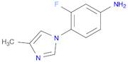 3-Fluoro-4-(4-methyl-1H-imidazol-1-yl)benzenamine