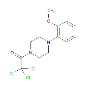 Piperazine, 1-(2-methoxyphenyl)-4-(trichloroacetyl)-