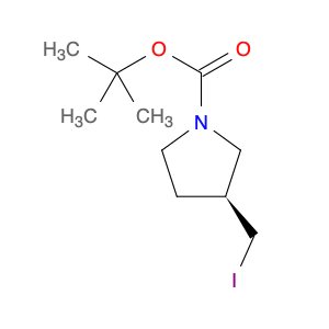 1-Pyrrolidinecarboxylicacid, 3-(iodomethyl)-, 1,1-dimethylethyl ester, (3S)-