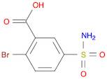 2-Bromo-5-sulfamoylbenzoic acid