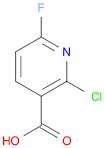 2-Chloro-6-fluoronicotinic acid