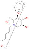 3,4,5-PIPERIDINETRIOL, 2-(HYDROXYMETHYL)-1-[5-(TRICYCLO[3.3.1.13,7]DEC-1-YLMETHOXY)PENTYL]-, (2R...