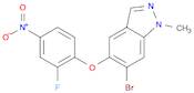 6-Bromo-5-(2-fluoro-4-nitrophenoxy)-1-methyl-1H-indazole