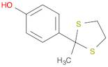 4-(2-Methyl-1,3-dithiolan-2-yl)phenol