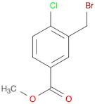 Benzoic acid,3-(bromomethyl)-4-chloro-, methyl ester