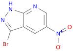 3-Bromo-5-nitro-1H-pyrazolo[3,4-b]pyridine