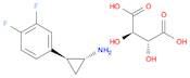 (1R,2S)-2-(3,4-Difluorophenyl)cyclopropanamine (2R,3R)-2,3-Dihydroxysuccinate