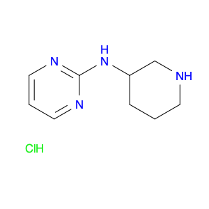 Piperidin-3-yl-pyriMidin-2-yl-aMine hydrochloride, 98+% C9H15ClN4, MW